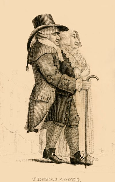 Thomas Cooke, el notorio avaro de Islington, 1822 de Robert Cooper