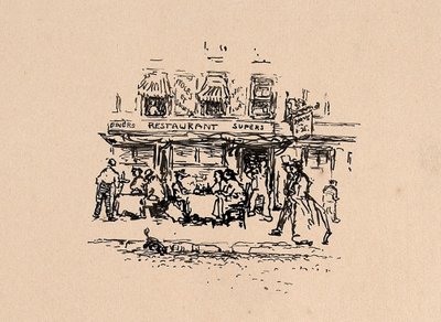 Dónde cenamos en el Barrio Latino de París en 1896 de Robert Cozad Henri
