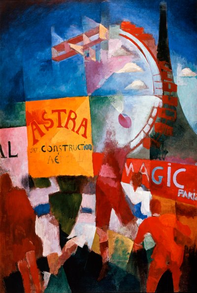 El equipo de Cardiff, 1913 de Robert Delaunay