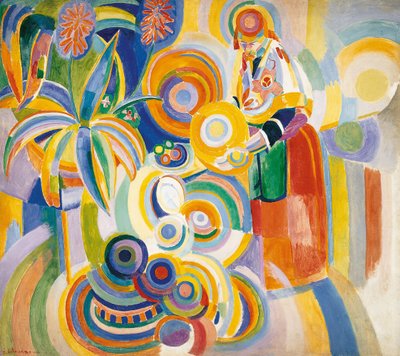 Mujer portuguesa, 1916 de Robert Delaunay