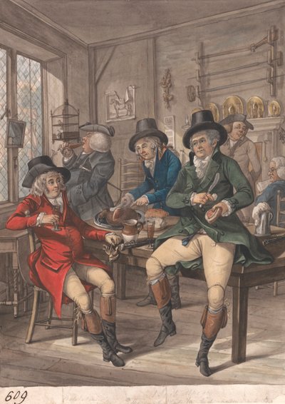 Sala de solteros de Robert Dighton