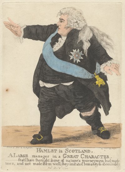 Hamlet en Escocia de Robert Dighton