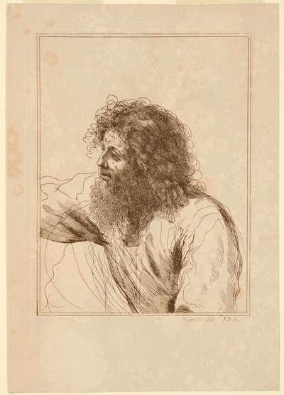 Cabeza de un anciano de Robert Dighton
