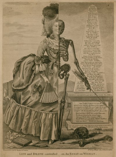 Vida y muerte contrastadas - o Un ensayo sobre la mujer de Robert Dighton