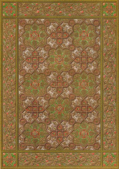 Un panel de cuero repujado por Habenicht, Viena, 1863 de Robert Dudley