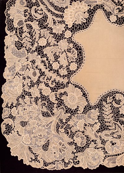 Pañuelo de encaje de fabricación irlandesa, 1863 de Robert Dudley