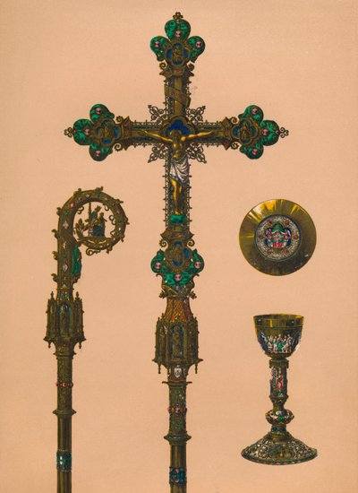 Objetos para uso eclesiástico por E.C. Trioullier, París, 1893 de Robert Dudley
