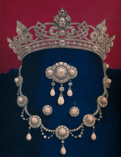 Parure de diamantes y perlas - El regalo de SAR El Príncipe de Gales de Robert Dudley