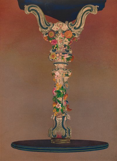 Mesa de porcelana de Dresde, 1863 de Robert Dudley