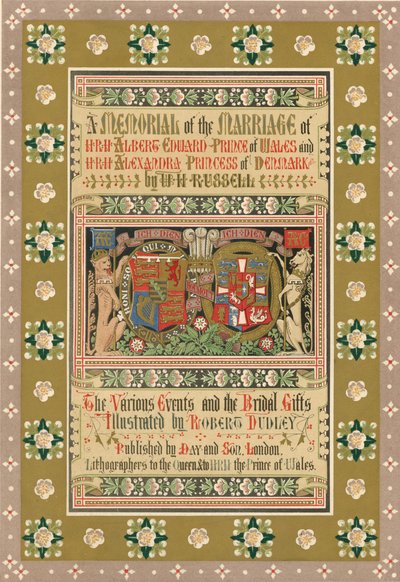 Portada (cromolito) de Robert Dudley