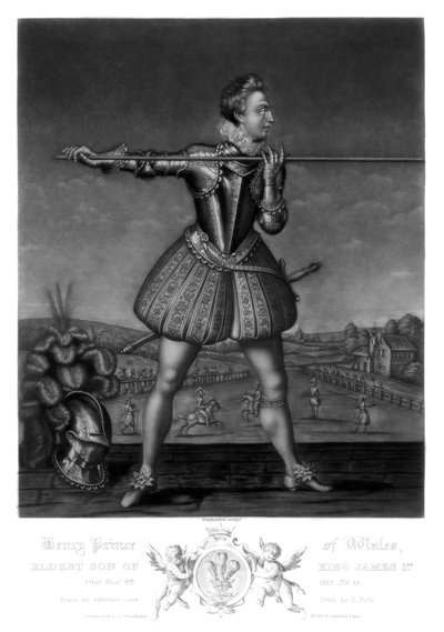 Enrique, Príncipe de Gales, hijo mayor del Rey Jacobo I, 1816 de Robert Dunkarton