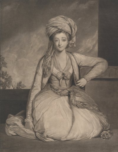Mary Horneck, 1 de febrero de 1778 de Robert Dunkarton