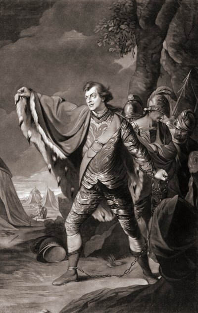 El actor inglés Samuel Reddish. Retrato. (impresión) de Robert Edge (after) Pine