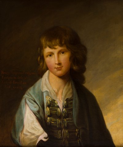 Retrato de Henry Simpson Bridgeman (1757-1782) de niño, c.1767-77 (óleo sobre lienzo) de Robert Edge Pine