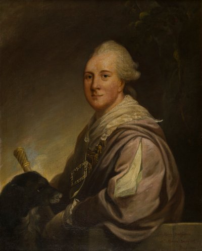 Retrato de Sir Henry Bridgeman, más tarde el primer Lord Bradford (1725-1800), c.1745-88 (óleo sobre lienzo) de Robert Edge Pine