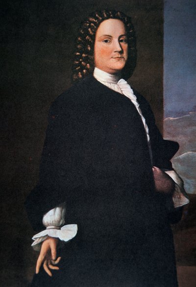 Benjamin Franklin en sus primeros 40 años de Robert Feke