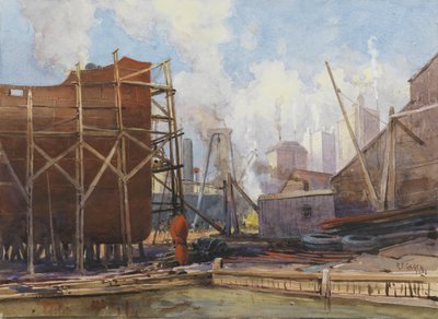 Construcción naval de Toronto, 1918 de Robert Ford Gagen