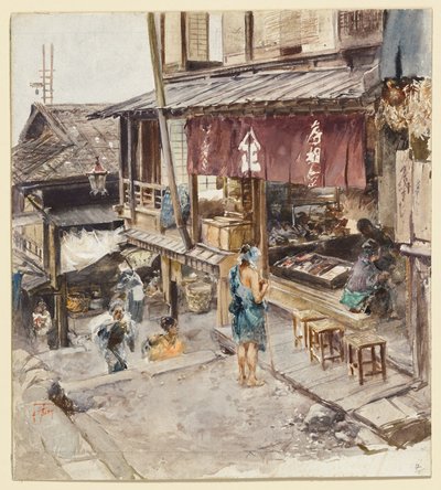 Una calle de Ikao, Japón, III de Robert Frederick Blum