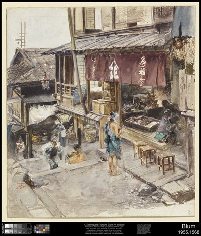 Una calle en Ikao, Japón, III de Robert Frederick Blum