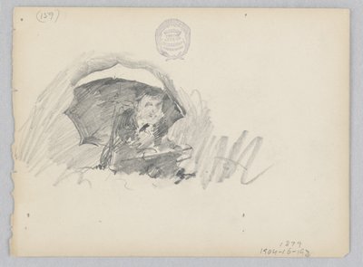 Artista dibujando al aire libre de Robert Frederick Blum