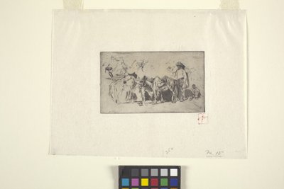 Hombres y burros, Roma (tinta) de Robert Frederick Blum