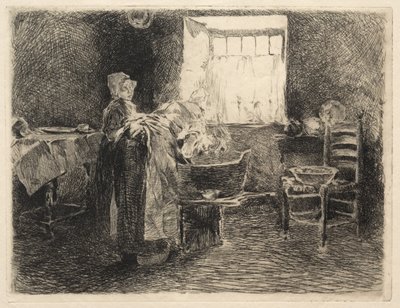 Lunes por la mañana, Holanda, 1800s de Robert Frederick Blum