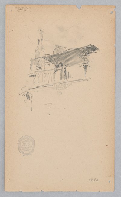 Terraza en el techo de Robert Frederick Blum