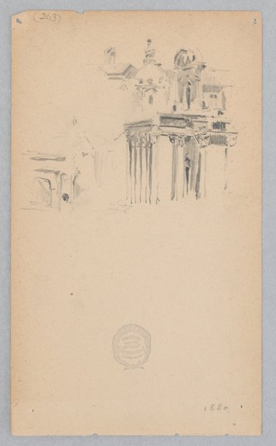 San Lorenzo en Miranda, Roma, Italia de Robert Frederick Blum