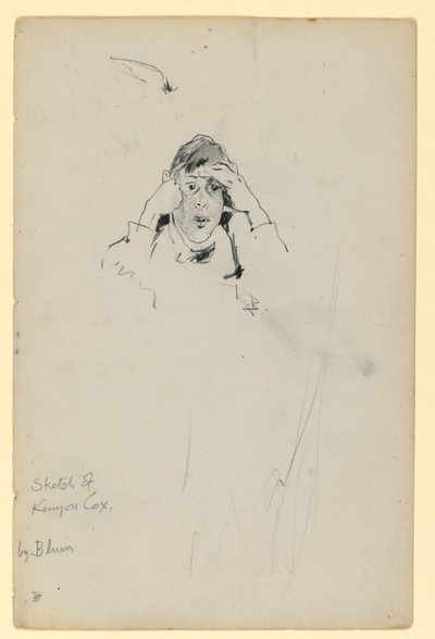 Boceto de Kenyon Cox de Robert Frederick Blum