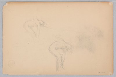 Estudio para una mujer bailando, "Moods to Music," Mendelssohn Glee Club, Nueva York, NY de Robert Frederick Blum