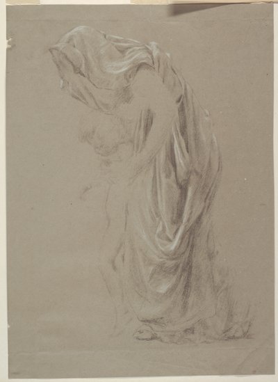 Estudio para una mujer de pie con niño, "Festival de la Vendimia," Mendelssohn Glee Club, Nueva York, NY de Robert Frederick Blum