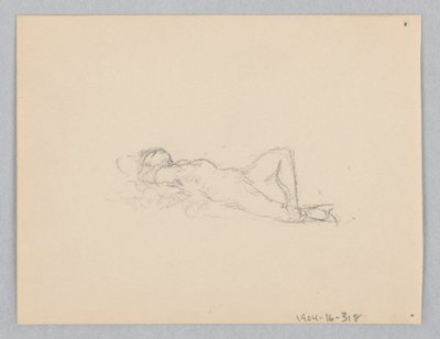Estudio para una mujer, "Moods to Music," Mendelssohn Glee Club, Nueva York, NY de Robert Frederick Blum
