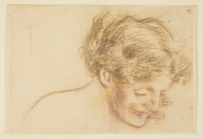 Estudio para una mujer, “Festival de la Vendimia,” Mendelssohn Glee Club, Nueva York, NY de Robert Frederick Blum