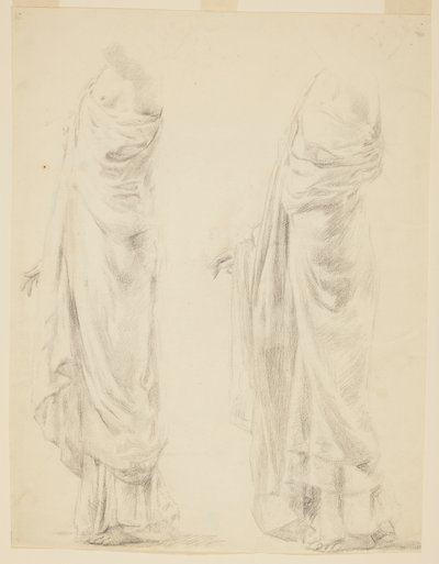 Estudio para líder de la procesión, "Festival de la Vendimia," Mendelssohn Glee Club, Nueva York, NY de Robert Frederick Blum