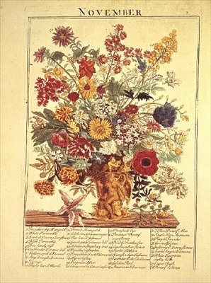 Noviembre de `Flower Garden Displayed