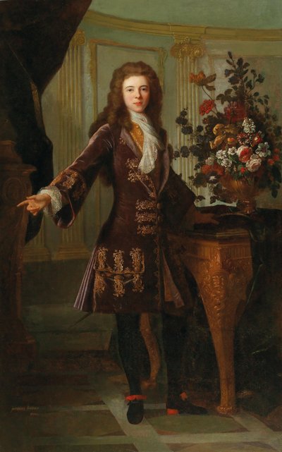 Retrato de Jacques I, Príncipe de Mónaco 1689-1751 de Robert Gabriel Gence