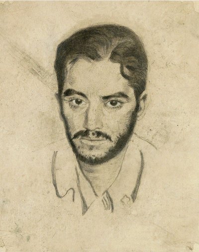 Autorretrato, c. 1905 de Robert Genin