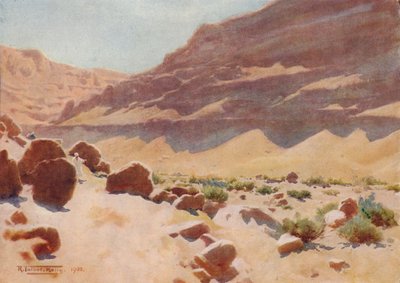 Un Wady en las colinas de Mokattam, c. 1880, 1904 de Robert George Talbot Kelly
