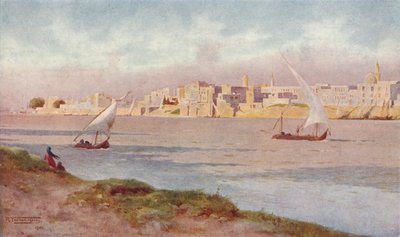 Bulak desde Ghezireh, c1880 de Robert George Talbot Kelly