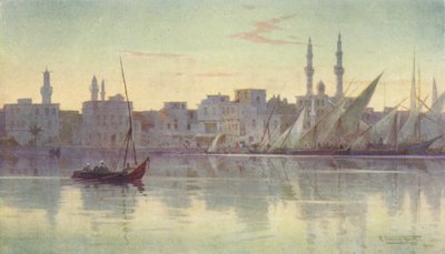 Temprano en la mañana en Damietta, c. 1880, 1904 de Robert George Talbot Kelly