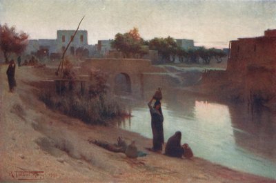 Atardecer en Fakus, c1880, 1904 de Robert George Talbot Kelly