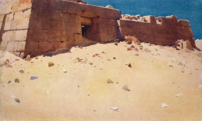 Mastaba debajo de la Segunda Pirámide, c1880, 1904 de Robert George Talbot Kelly