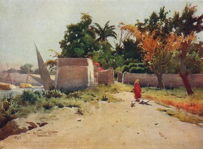 En la Isla de Rhoda, c1880, 1904 de Robert George Talbot Kelly