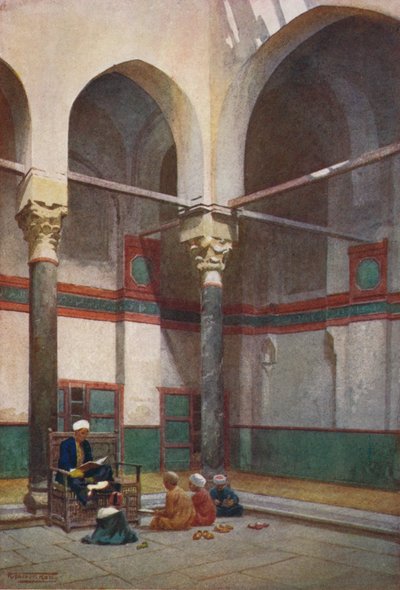 Sebeel de la Mezquita del Sultán Kelaun, c1880, 1904 de Robert George Talbot Kelly