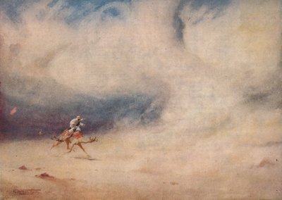 Torbellino en el desierto, c1880, 1904 de Robert George Talbot Kelly