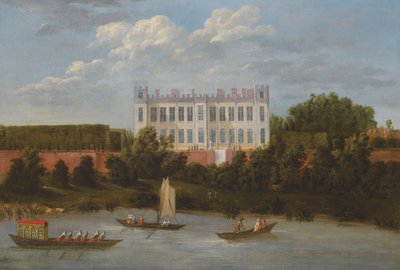 Una vista de Syon House desde el Támesis de Robert Griffier