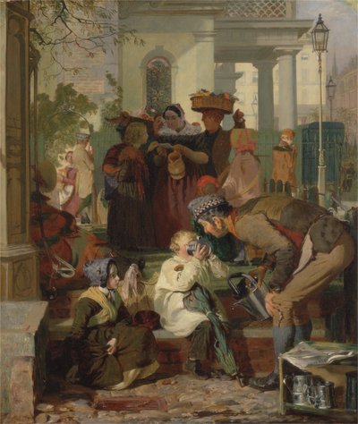 Refrescando al Cansado, c.1847 de Robert Hannah