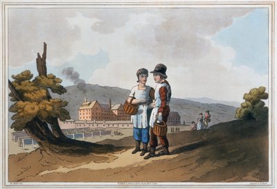 Niños trabajadores de fábrica, 1814 de Robert Havell