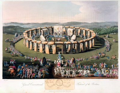 Gran festival convencional de los británicos, 1815 de Robert Havell