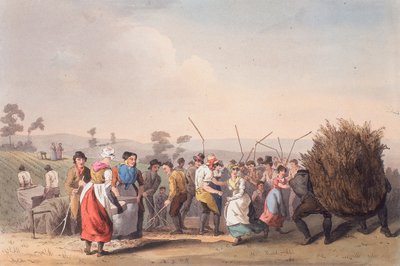 Trilla de colza, 1 de noviembre de 1813 de Robert Havell